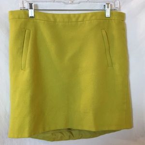 J Crew Wool Tailored Straight Skirt Lined Size 12